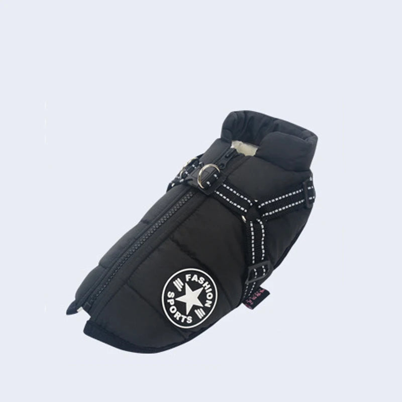 Large Dog Jacket Winter Pet Jacket Warm Dog Clothes for Labrador Waterproof Big Dogs Coat Chihuahua