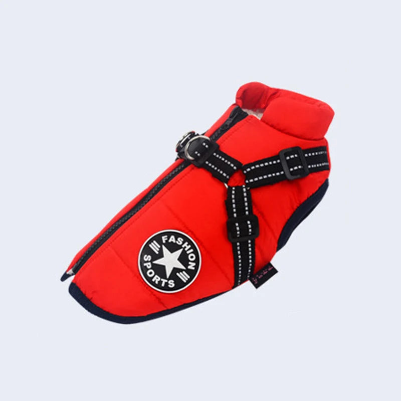 Large Dog Jacket Winter Pet Jacket Warm Dog Clothes for Labrador Waterproof Big Dogs Coat Chihuahua