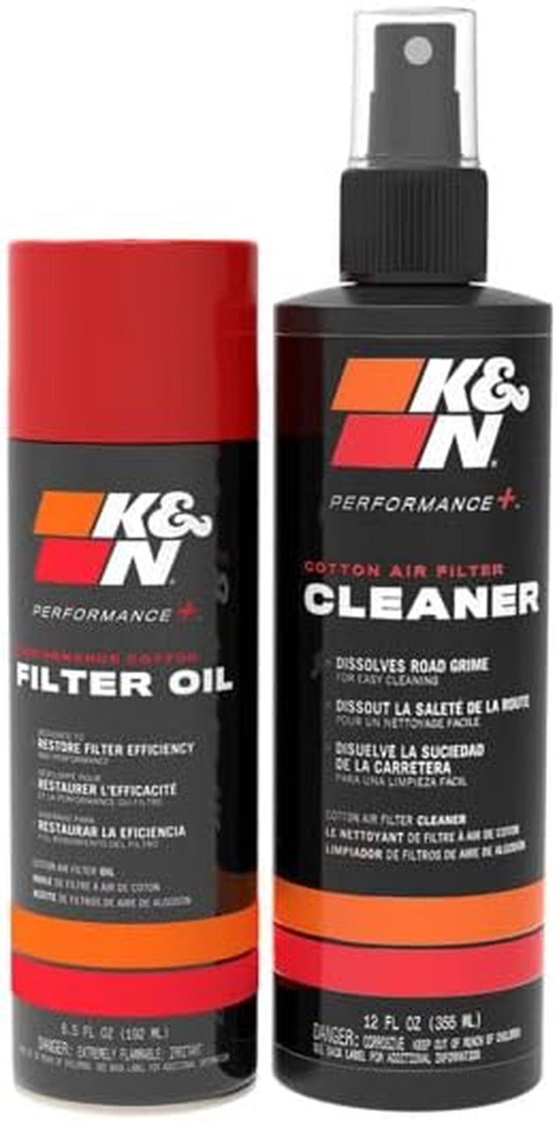 K&N Filter Reinigungskit I Öl & Reiniger I Für Optimale Reinigung Aller Luftfilter, 99-5003 EU