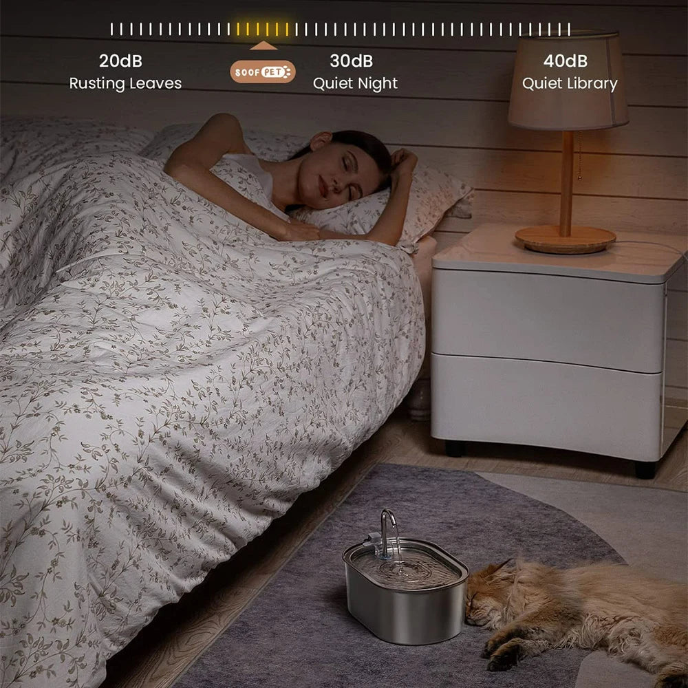 3,2 L Smart Katze Hund Wasser Dispenser Mit Wasserhahn Edelstahl