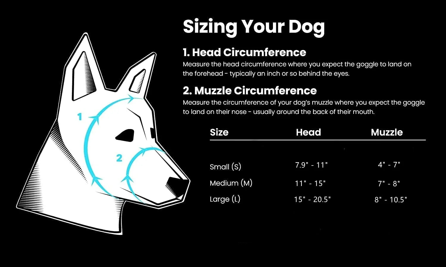 ATUBAN Hundebrille, Anti-UV, starke Schlagfestigkeit, verstellbar, elastisch, für Welpen, große Rasse, Hundebrille, atmungsaktive Haustier-Sonnenbrille