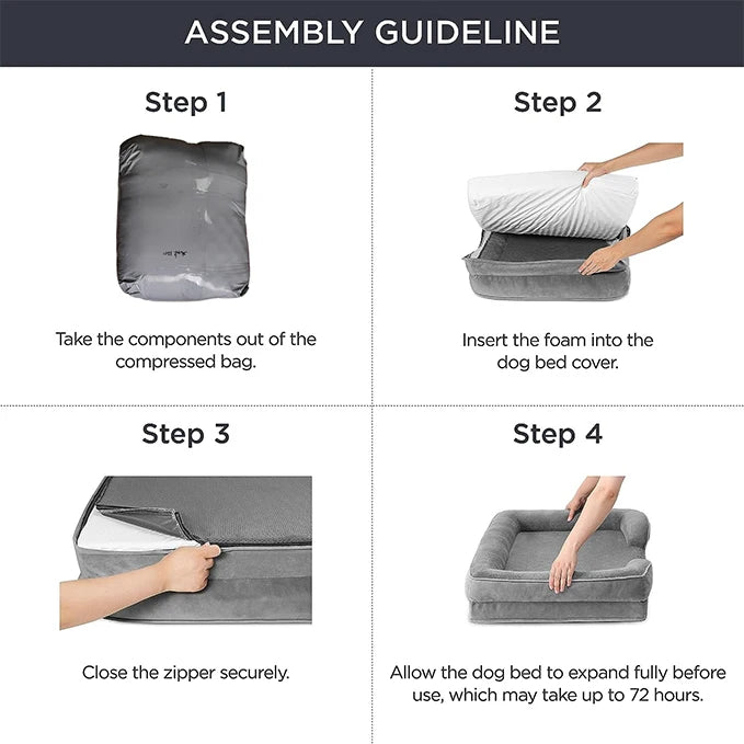 Extra grosses orthopädisches Hundebett