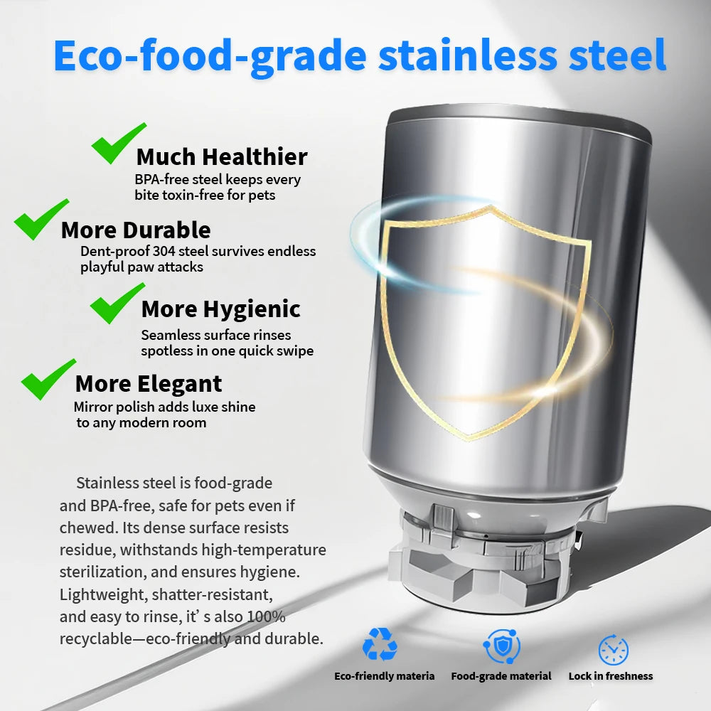 Automatischer Katzenfutterspender mit 1080P Kamera