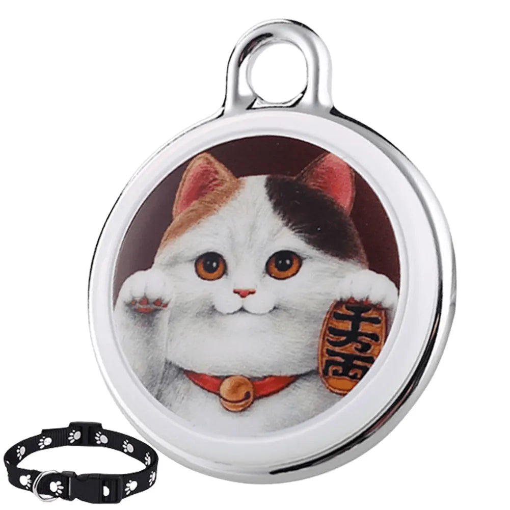 Haustier Anti-Lost GPS Tracker Bluetooth-kompatibler Smart Activity Tracker wasserdicht Echtzeit Global Location Tracker für Hunde Katzen