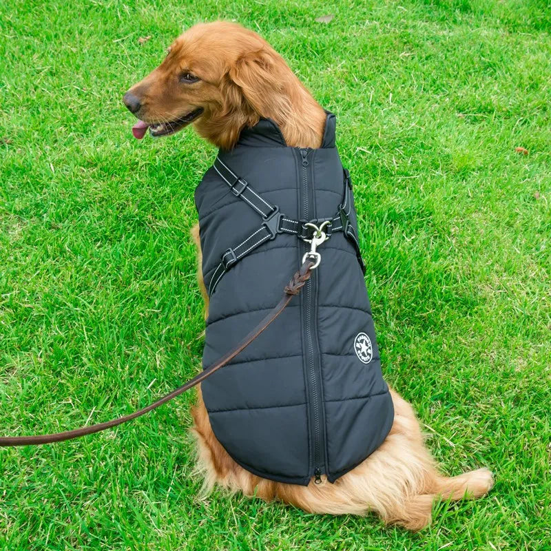 Large Dog Jacket Winter Pet Jacket Warm Dog Clothes for Labrador Waterproof Big Dogs Coat Chihuahua