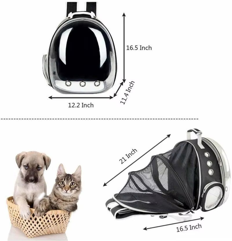 Portable Carrier Capsule Astronaut Shoulder Cat Bag Backpack Foldable for Pet Dog Large Space Tent Cage Bubble Pet Supplies