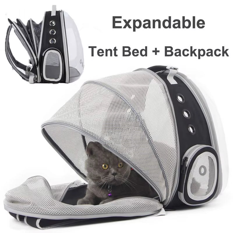 Portable Carrier Capsule Astronaut Shoulder Cat Bag Backpack Foldable for Pet Dog Large Space Tent Cage Bubble Pet Supplies